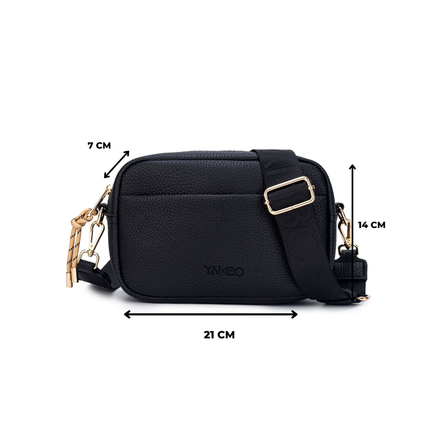 Yambo Vegan Bag Black Ecocuero