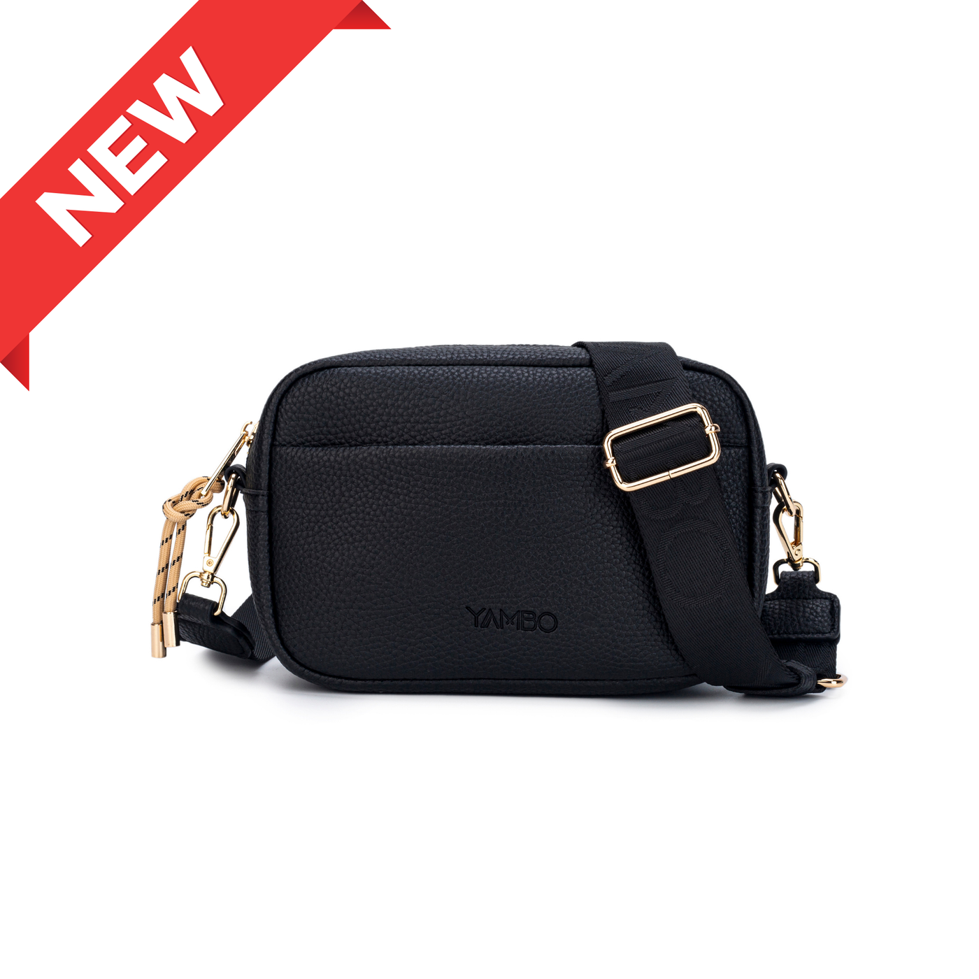 Yambo Vegan Bag Black Ecocuero