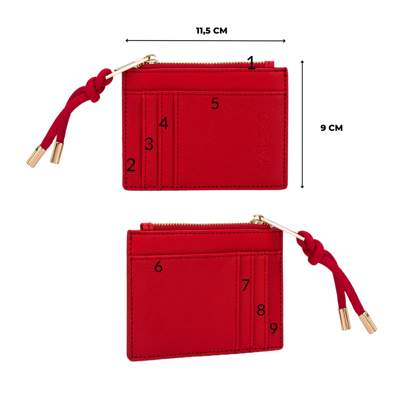 Yambo Card Holder Red